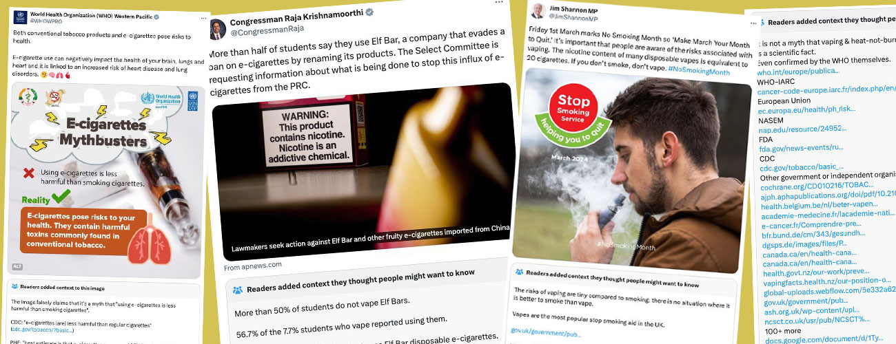 Calling out fake news: prohibitionists getting owned by community notes