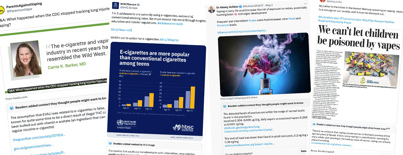 Calling out fake news part 3: prohibitionists getting owned by community notes