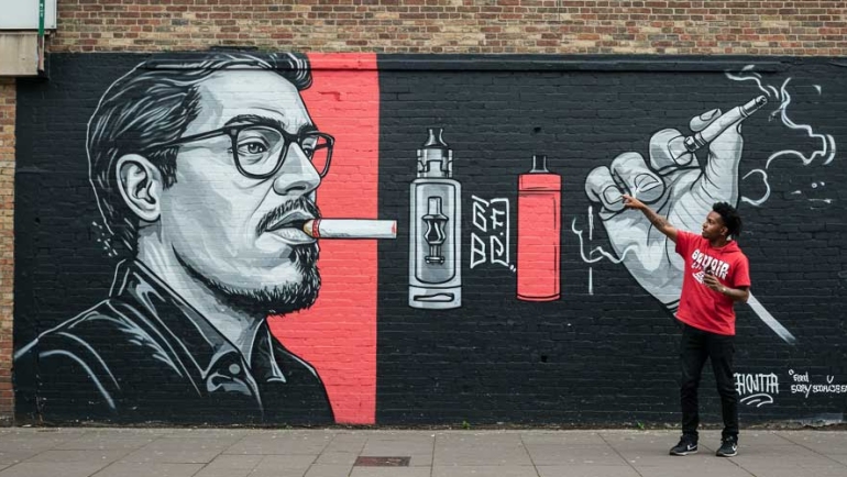 Vape mural