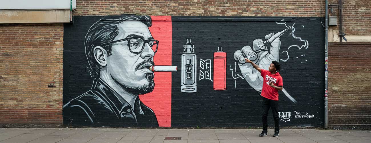 Vape mural