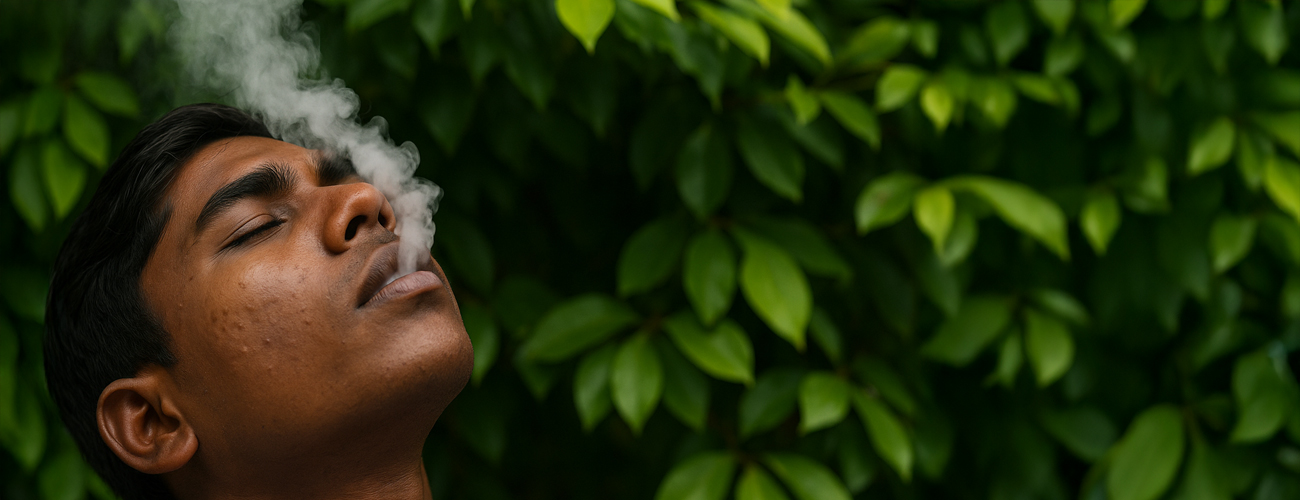Smoking maldives guy