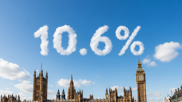 houses of parliament clouds