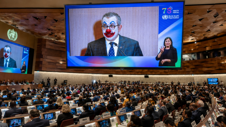 Clowns at the WHO